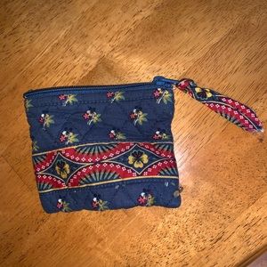 Vera Bradley coin purse with zipper